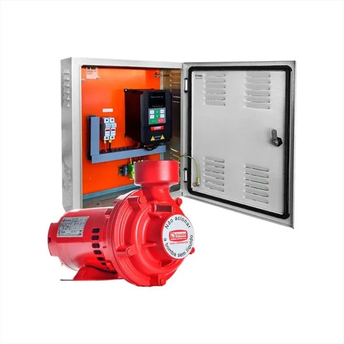 BOMBA SOLAR THI-13 3CV | TRIFÁSICO 220V + QUADRO DE COMANDO COM INVERSOR SOLAR | MOTOR WEG - THEBE + 8 PLACAS 570